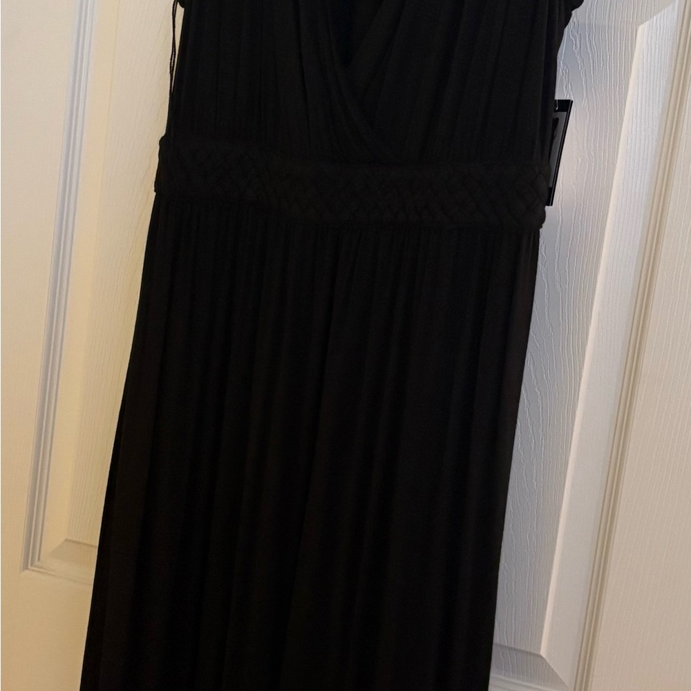 NWT Elegant Black Dress pull over